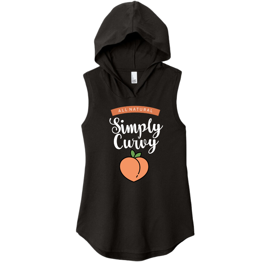 Simply Curvy Sleeveless Hoodie