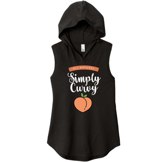 Simply Curvy Sleeveless Hoodie