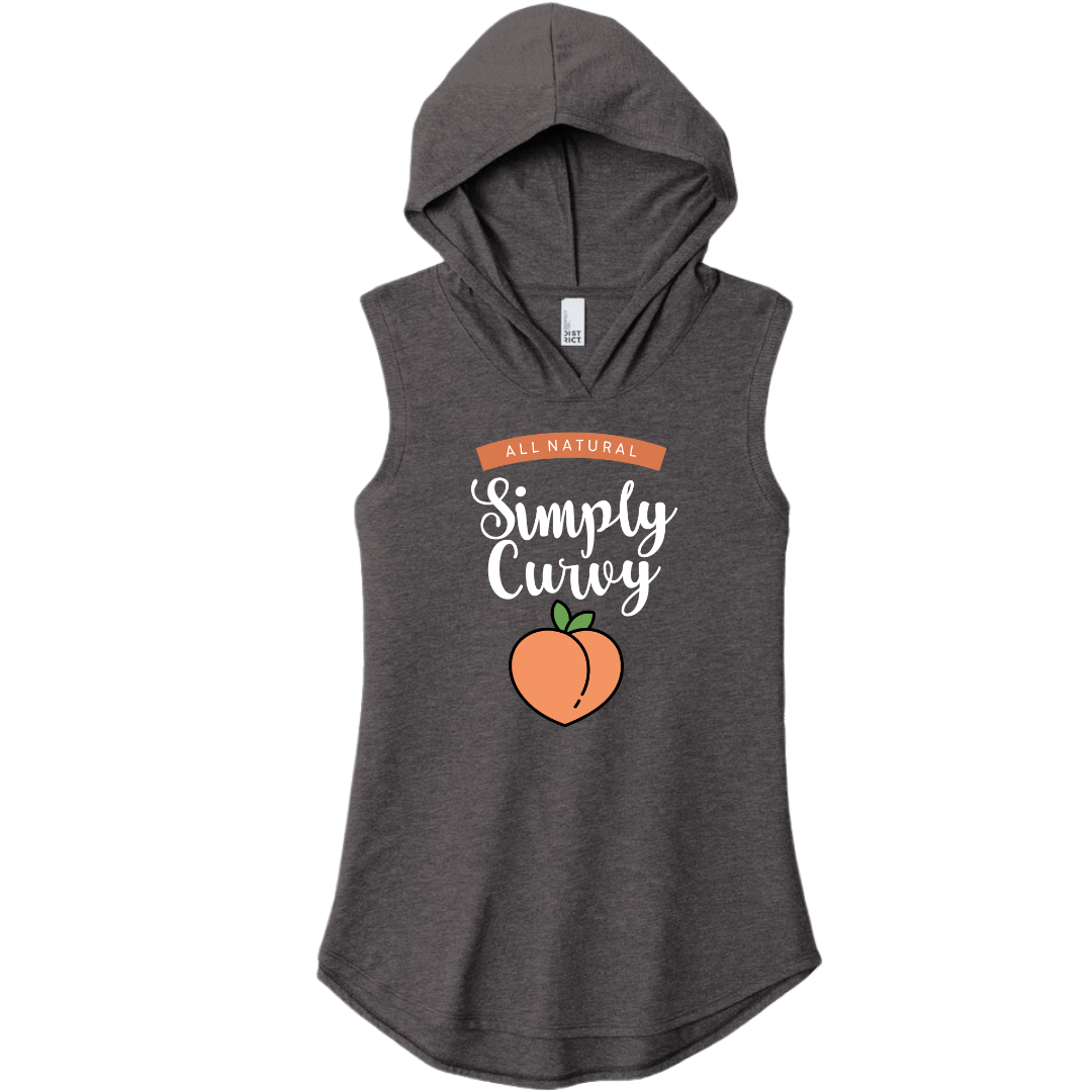 Simply Curvy Sleeveless Hoodie