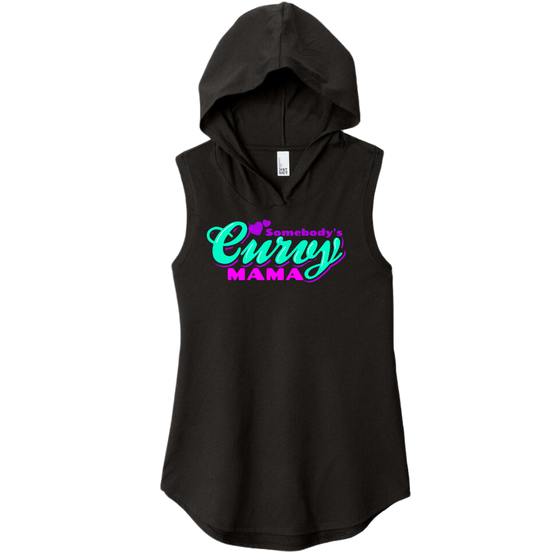 Somebody's Curvy Mama Sleeveless Hoodie