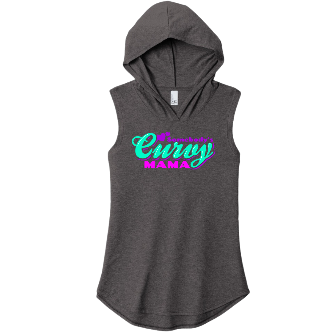 Somebody's Curvy Mama Sleeveless Hoodie
