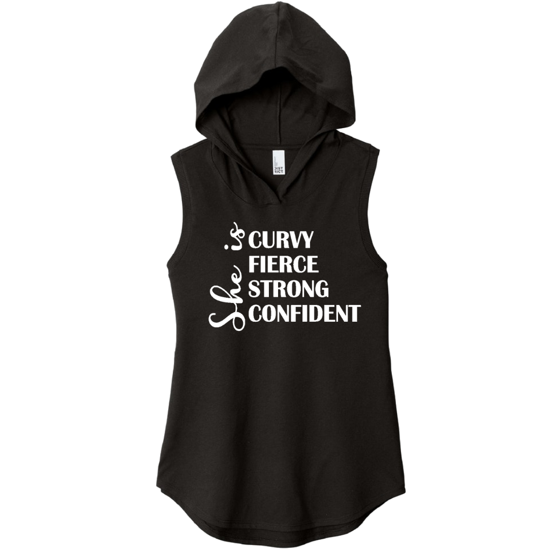 She Is____ Sleeveless Hoodie
