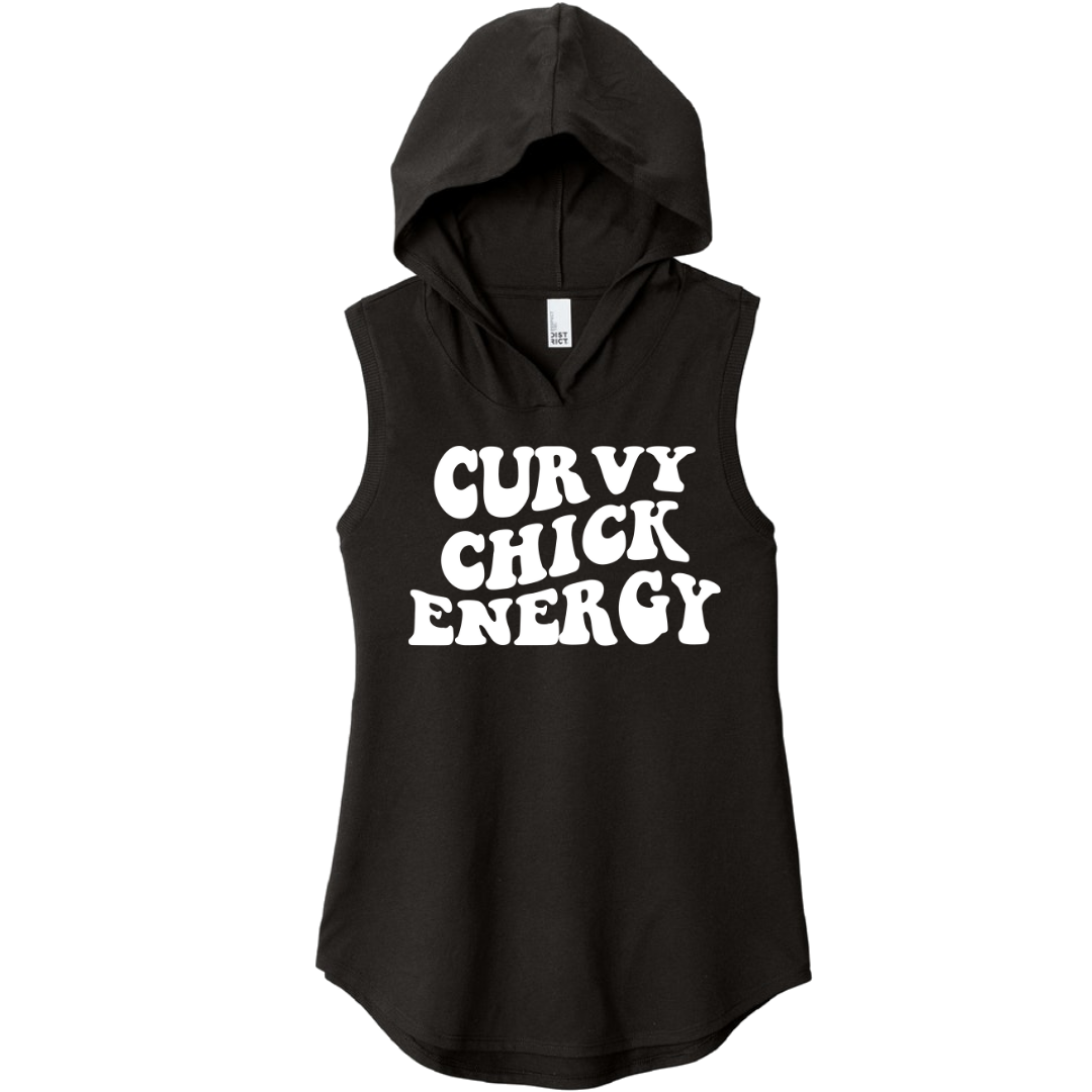 Curvy Chick Energy Sleeveless Hoodie