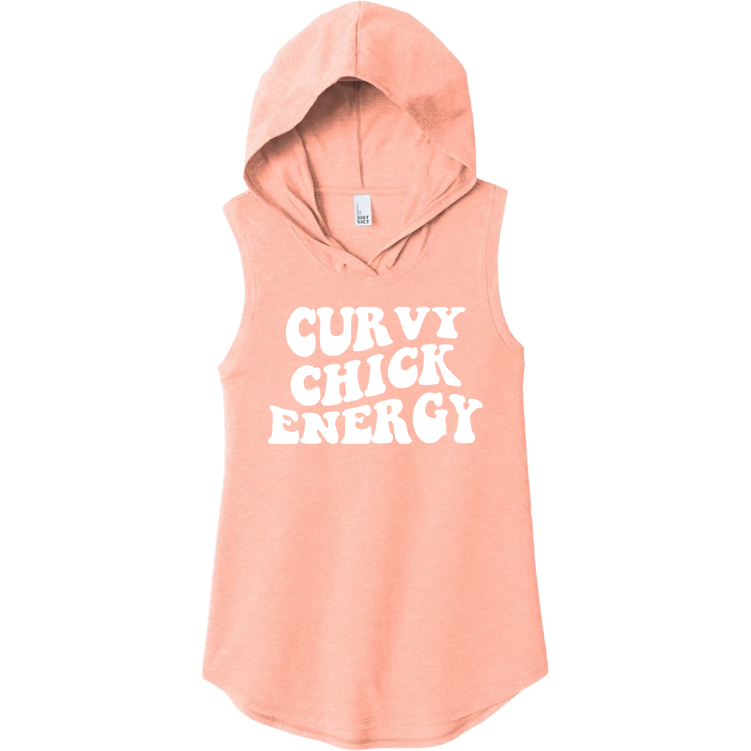 Curvy Chick Energy Sleeveless Hoodie
