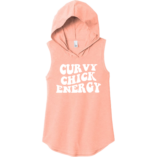 Curvy Chick Energy Sleeveless Hoodie