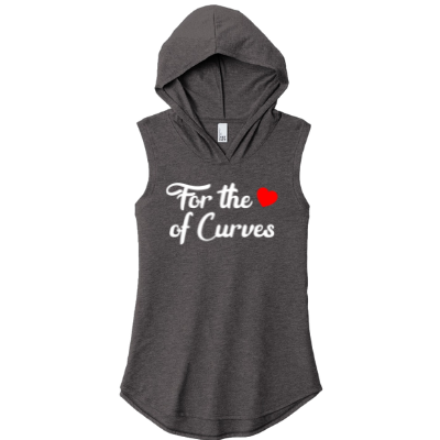 For the Love of Curves Sleeveless Hoodie