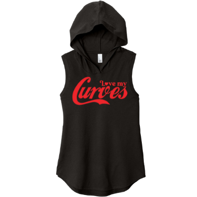 Love My Curves Sleeveless Hoodie