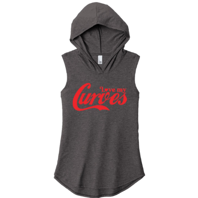 Love My Curves Sleeveless Hoodie