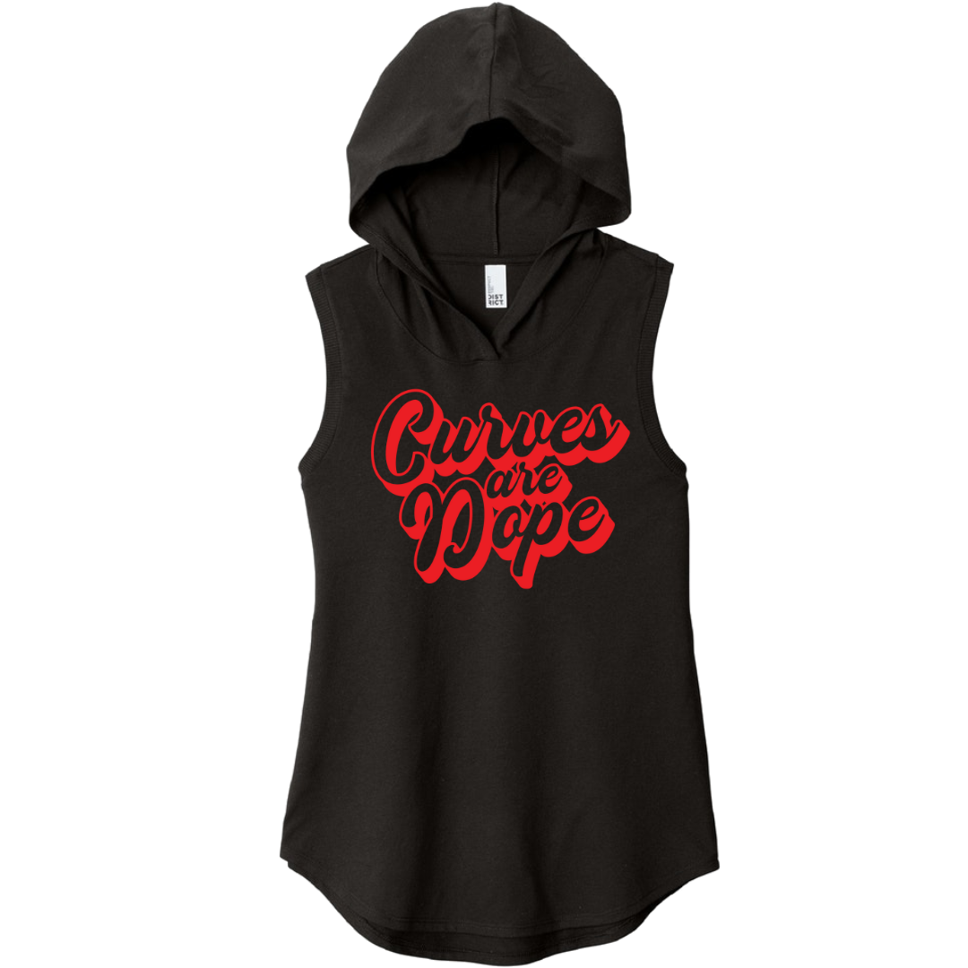 Curves Are Dope 2.0 Sleeveless Hoodie
