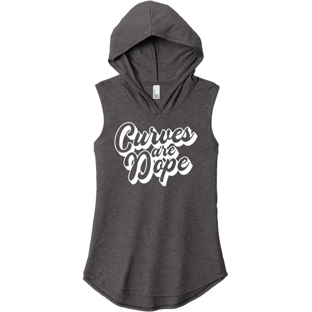 Curves Are Dope 2.0 Sleeveless Hoodie